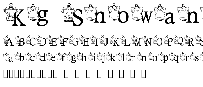 KG SNOWANGEL font